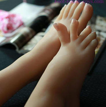 lady feet silicone