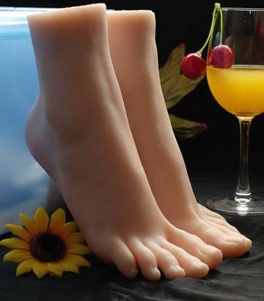 lady feet silicone